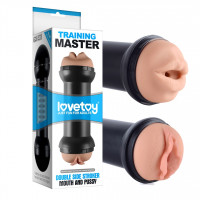 Мастурбатор Lovetoy Traning Master Double Side Stroker, тілесний