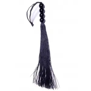 Батіг Silicone Whip, Fetish Boss Series, 35,5 см, чорний