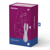 Кліторальний вібратор Satisfyer Threesome 2, фіолетовий — Переглянути зображення 1