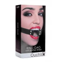 Кляп Ring Gag, чорний — Переглянути зображення 1