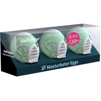 Набір яєць мастурбаторів SATISFYER MASTURBATOR EGG SET RIFFLE 3ШТ