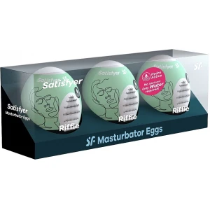 Набір яєць мастурбаторів SATISFYER MASTURBATOR EGG SET RIFFLE 3ШТ