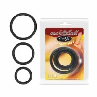 Набір ерекційних кілець COCK AND BALL RINGS — Переглянути зображення 1