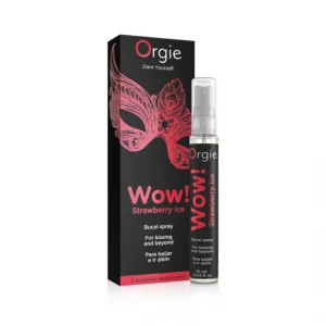 Спрей для орального сексу ORGIE WOW BUCAL SPRAY STRAWBERRY ICE ПОЛУНИЦЯ, 10 МЛ