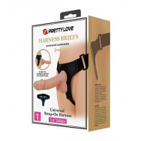 Страпон PRETTY LOVE HARNESS BRIEFS JERRY