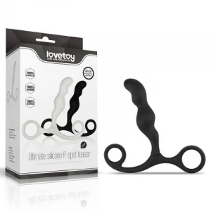 Стимулятор простати Lovetoy Ultimate Silicone P Spot Teaser, чорний