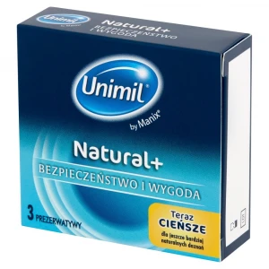 Презервативи UNIMIL BOX 3 NATURAL+