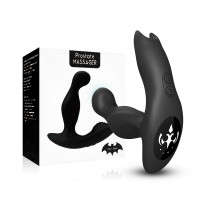 Вібростимулятор простати з ротацією Prostate Massager Bat King, чорний