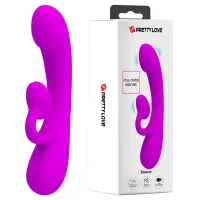 Вібратор Pretty Love Full Cover Silicone Sincere, фіолетовий — Переглянути зображення 1
