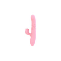 Вібратор для подвійної стимуляції Fanny Pink