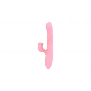 Вібратор для подвійної стимуляції Fanny Pink
