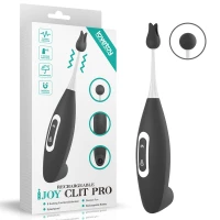 Кліторальний вібратор з вакуумним стимулятором IJOY Rechargeable Clit Pro, чорний — Переглянути зображення 1