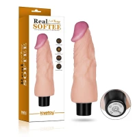Вібромасажер DILDO 7 REAL SOFTEE — Переглянути зображення 1