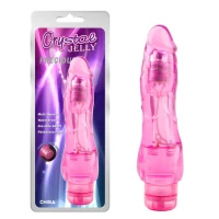 Вібратор Crystal Jelly Precious, рожевий — Переглянути зображення 1