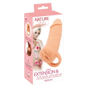 Насадка мастурбатор 2in1 Extension + Masturbator NS Extend M