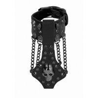 Прикраса на руку Skulls & Bones Skull Bracelet With Chains, чорна