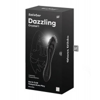Фалоімітатор Satisfyer Dazzling Crystal 1, чорний