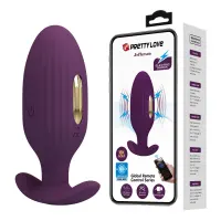 Анальна пробка PRETTY LOVE Jefferson, 12 vibration functions 3 electric shock functions — Переглянути зображення 1
