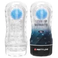 Прозорий мастурбатор вагіна PRETTY LOVE VACUUM CUP MASTURBATOR Planet ABS TPR — Переглянути зображення 1