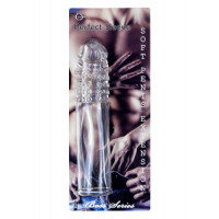 Насадка на пеніс B-Series Perfect Sleeve Soft Penis Extension, прозора