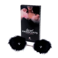 Наручники Secret Marabou Чорні — Просмотреть изображение 1