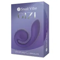 Вібратор для клітора і точки G Snail Vibe Gizi, фіолетовий — Переглянути зображення 1