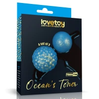 Вагінальні кульки Ocean's Toner, блакитні — Переглянути зображення 1
