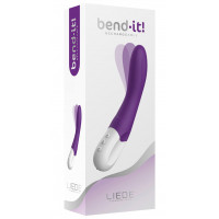 Вібратор для точки G Liebe Pleasure Toys Bend-It! Rechargeable, фіолетовий