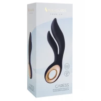 Вібратор S Pleasures Premium Caress, чорний — Переглянути зображення 1