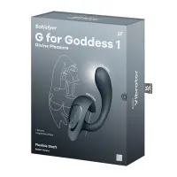 Вібратор з ротацією Satisfyer G for Goddess 1, сірий — Переглянути зображення 1