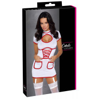 Рольовий костюм медсестри Cottelli Costumes, білий, XL