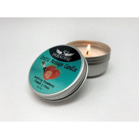 Масажна свічка 5th Paradise Erotic Massage Candle Sparkling Strawberry, полуниця і шампанське, 30 мл