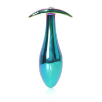 Анальна пробка Boss Series Plug Jewellery Multicolour, металева, прозора, L