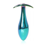 Анальна пробка Boss Series Plug Jewellery Multicolour, металева, прозора, L — Переглянути зображення 1