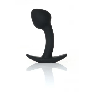Анальна пробка силіконова Jewellery Curved PLUG- S