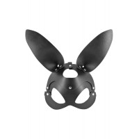 Маска зайчика Fetish Tentation Enjoy Pain Adjustable Bunny Mask, чорна