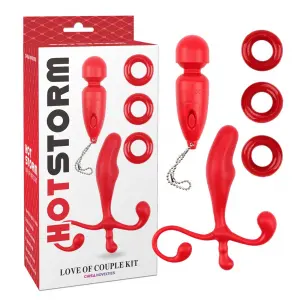 Набір з 5 предметів Hot Storm Love of Couple Kit, червоний