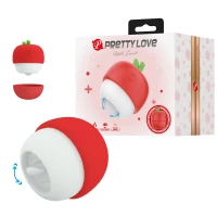 Вакуумний стимулятор клітора для жінок Pretty Love Apple Secret, червоний — Переглянути зображення 1