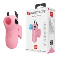 Вібростимулятор PRETTY LOVE MAGIC DEVIL, 10 thrusting settings 1 electric shock function — Переглянути зображення 1