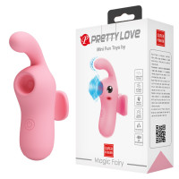 Вакуумний стимулятор клітора для жінок з вібрацією Pretty Love Magic Fairy, рожевий