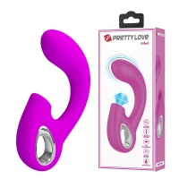 Вібратор з пульсацією Pretty Love Sibel, рожевий — Переглянути зображення 1