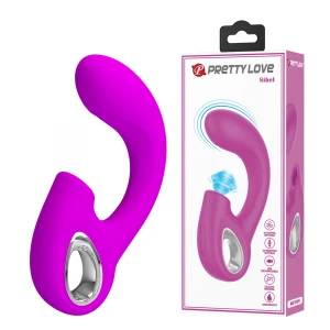 Вібратор з пульсацією Pretty Love Sibel, рожевий