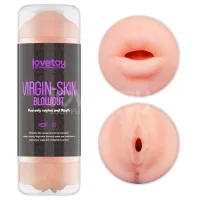 Мастурбатор Lovetoy Virgin-Skin Blowout Heavenly Vagina and Mouth, тілесний — Переглянути зображення 1