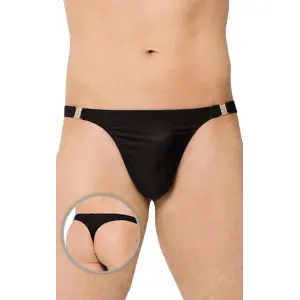 Еротична білизна стрінги Thong, чорні, XL