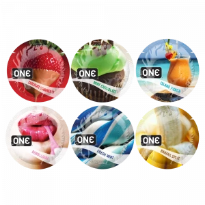 Презервативи ONE FlavorWaves ароматизовані (в асортименті)