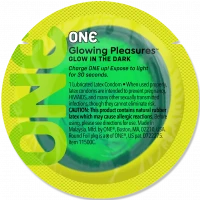 Презерватив ONE Glowing Pleasures, 1 шт — Просмотреть изображение 1