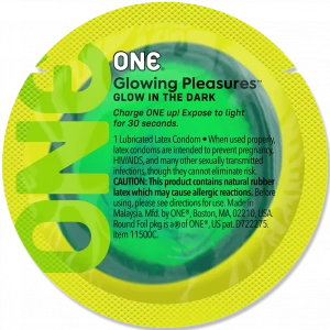 Презерватив ONE Glowing Pleasures, 1 шт