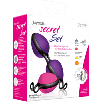 Набір вагінальних кульок Joyballs Secret Set, фіолетово-рожевий