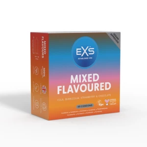 Презервативи EXS Mixed Flavoured, ароматизовані, 48 шт