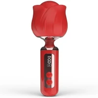 Кліторальний вібратор у вигляді рози Boss Series Rose Magic, червоний — Переглянути зображення 1